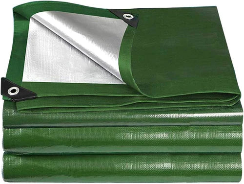 Tarpaulin Green And Silver Heavy Duty Multipurpose