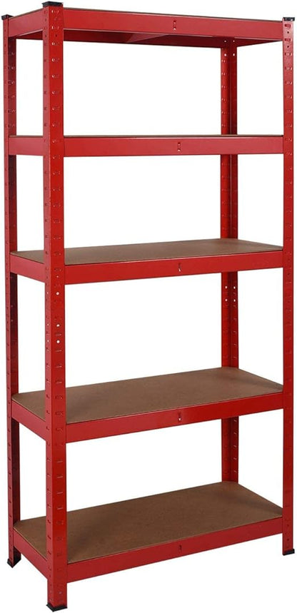 Heavy Duty Racking Red Shelf Robust Warehouse Storage