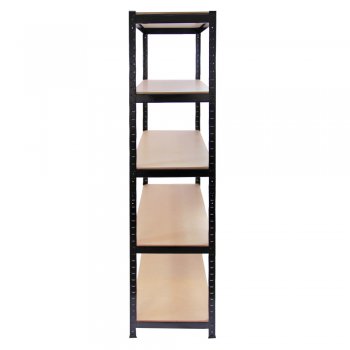 Heavy Duty Racking Black Shelf Robust Warehouse Storage