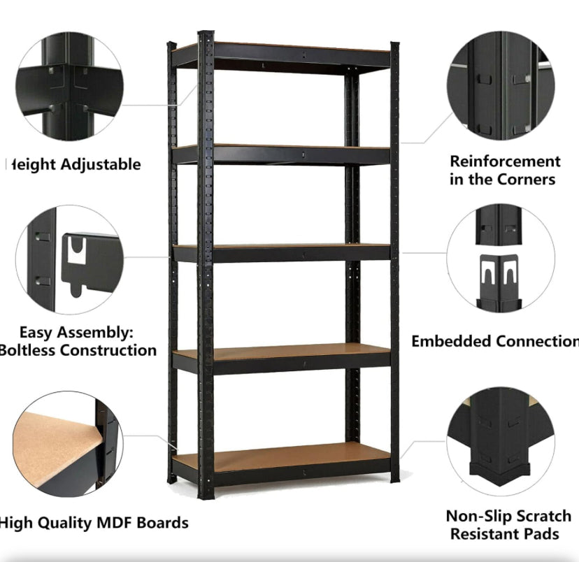 Shelves Racking Storage Shelf Bolt Less And Heavy Duty