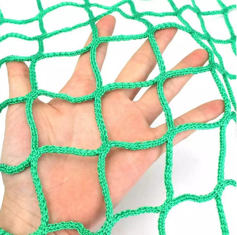 Green Heavy Duty Cargo Trailer Safety Netting