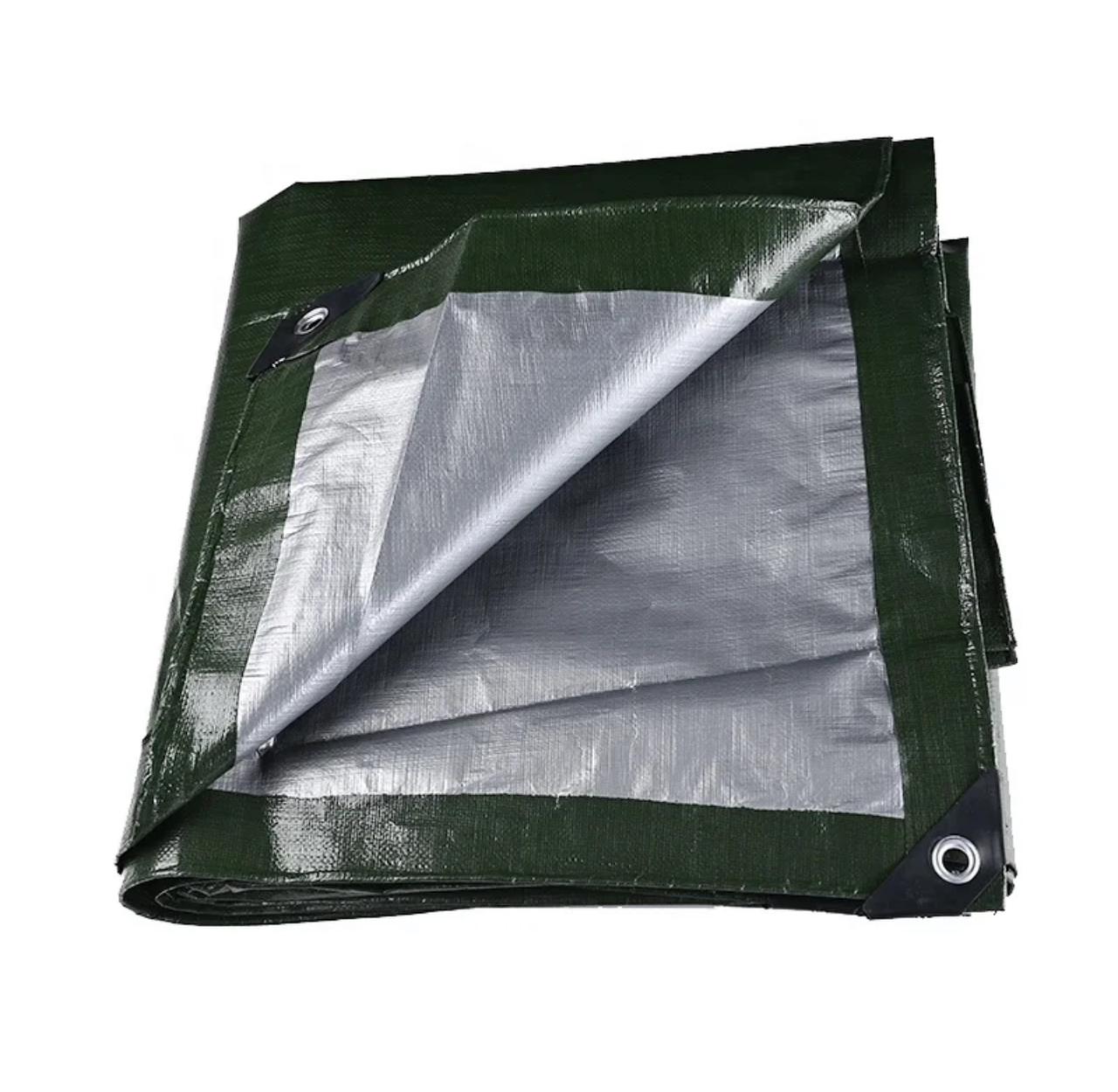 Tarpaulin Green And Silver Heavy Duty Multipurpose