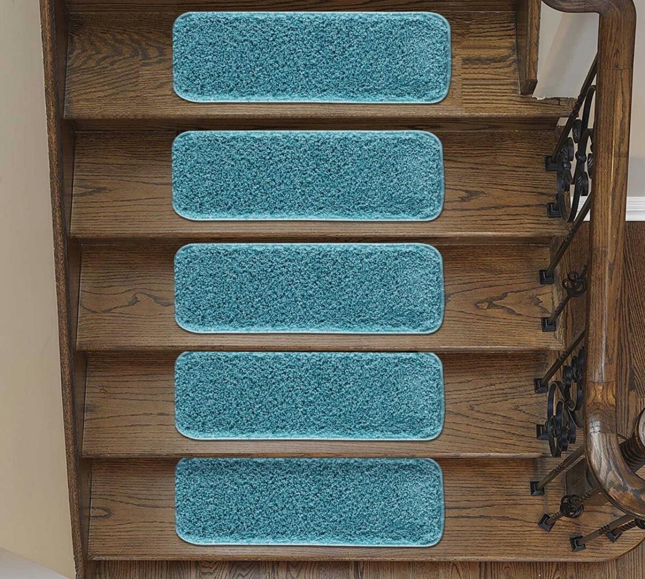 Non Slip Stair Treads Shaggy Floor Mat And Staircase Pads