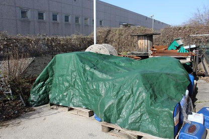 Medium Duty Tarpaulin Green Ground And Car Cover