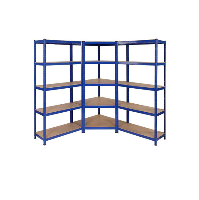 3x Corner Racking Bays Heavy Duty Garage Racking Bays