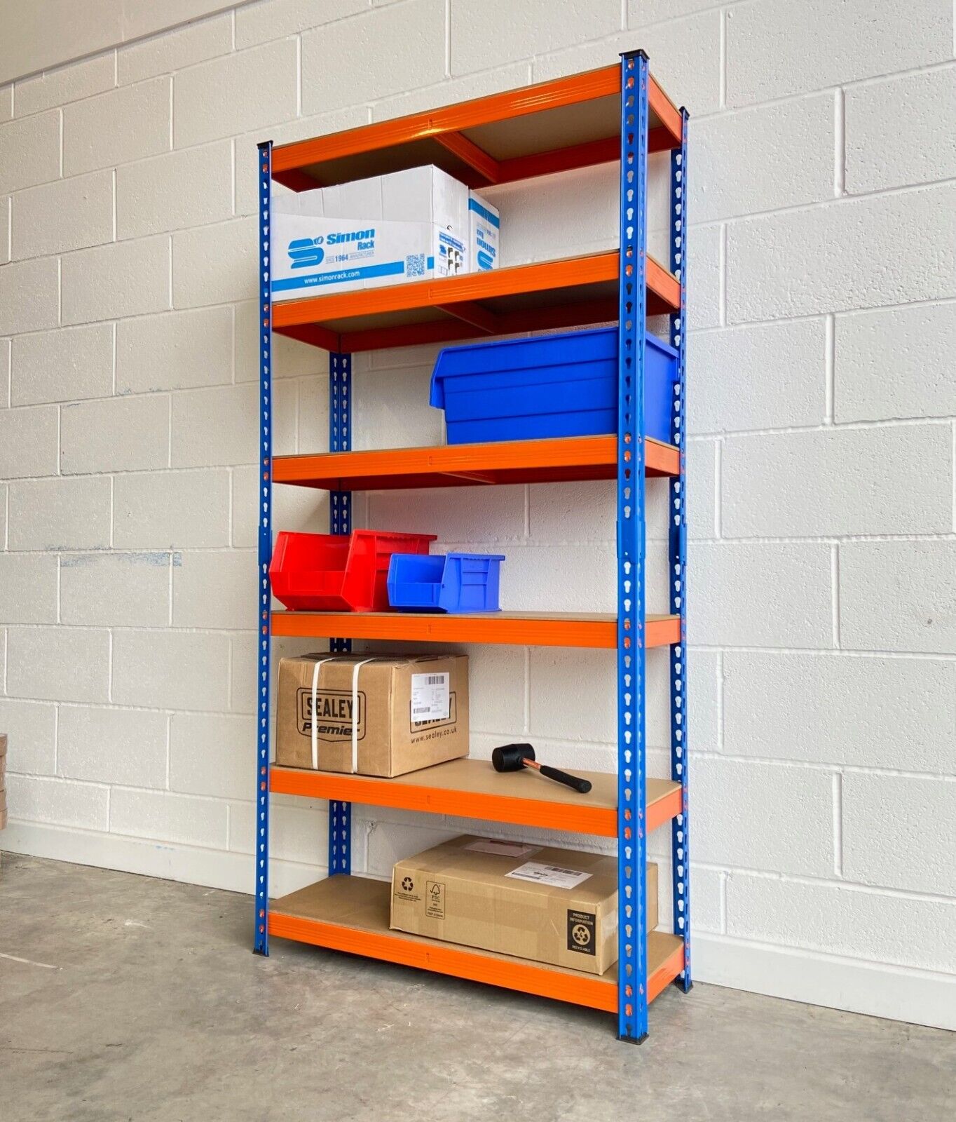 Super Heavy Duty Warehouse Racking Garage Shelving Bays