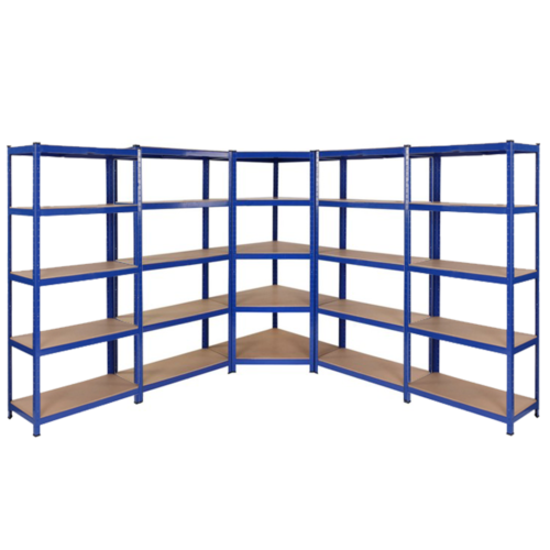 Set Of 5 Racking Bays Heavy Duty Garage Storage Shelf